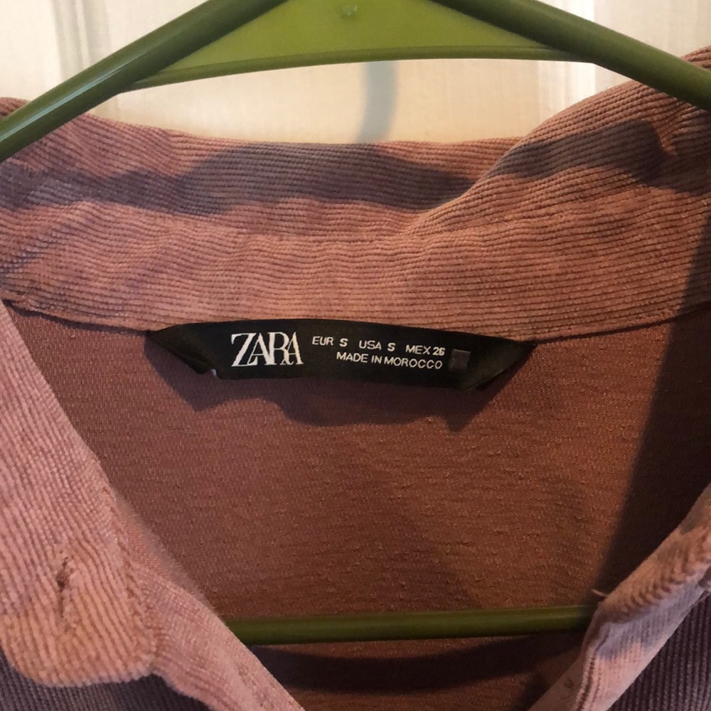 Zara Oversized Textured Button Down - image 3